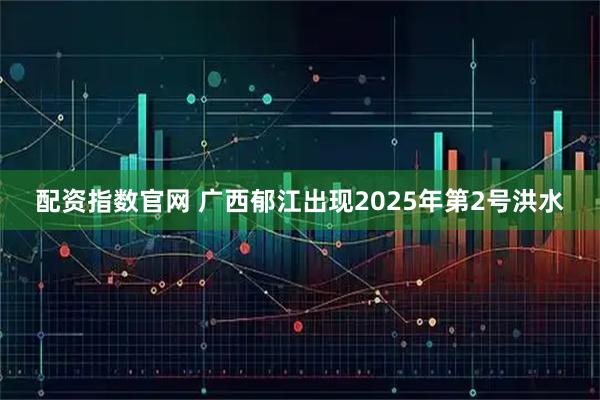 配资指数官网 广西郁江出现2025年第2号洪水